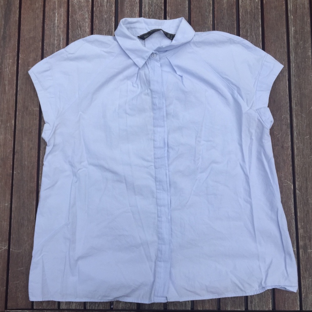 Zara Button up Short Sleeved Shirt